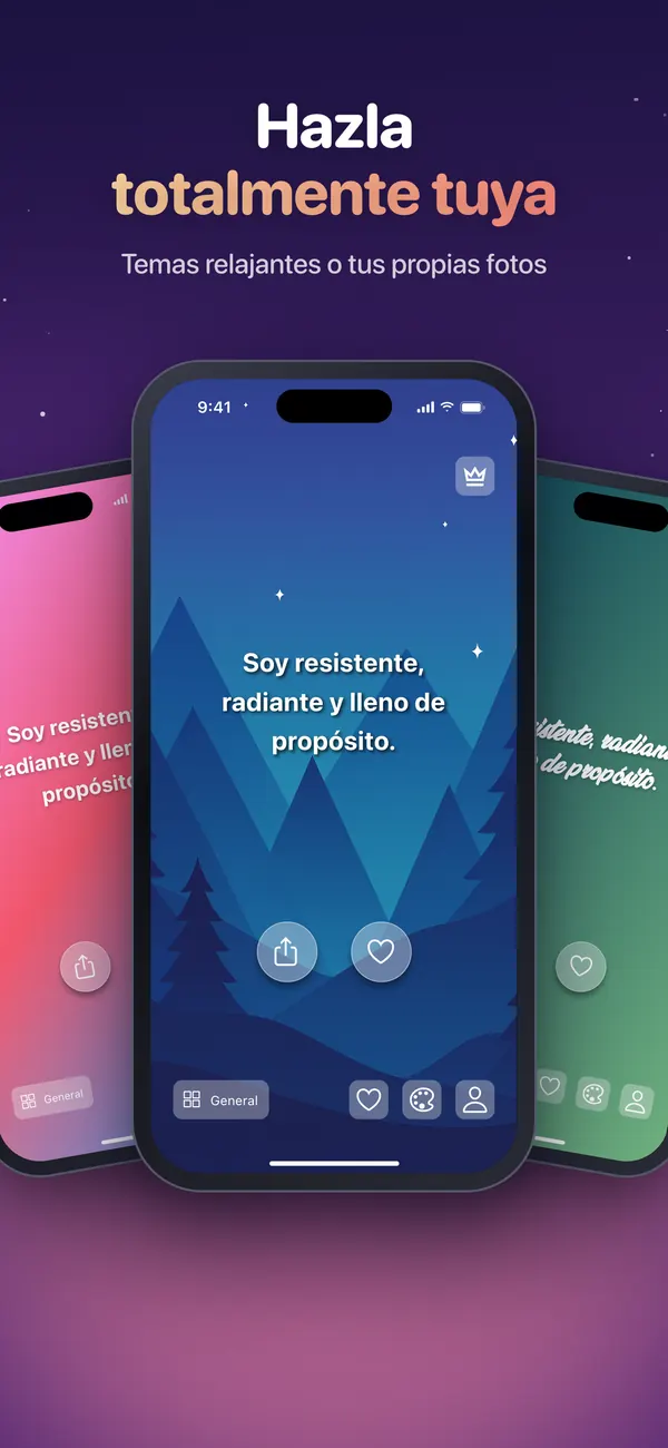 Tres temas de Shine, uno al lado del otro